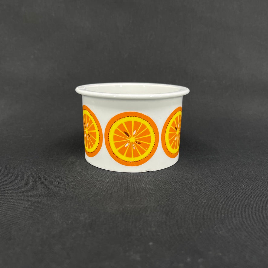 Arabia marmeladekrukke uden låg, appelsin