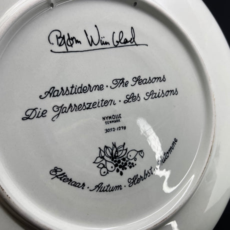 Large Wiinblad plate - Autum