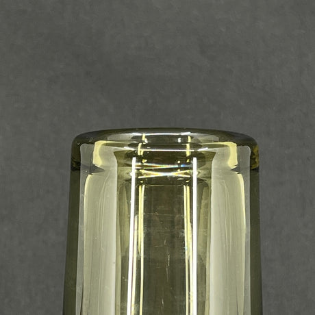 Oliven cylindervase, 17 cm.