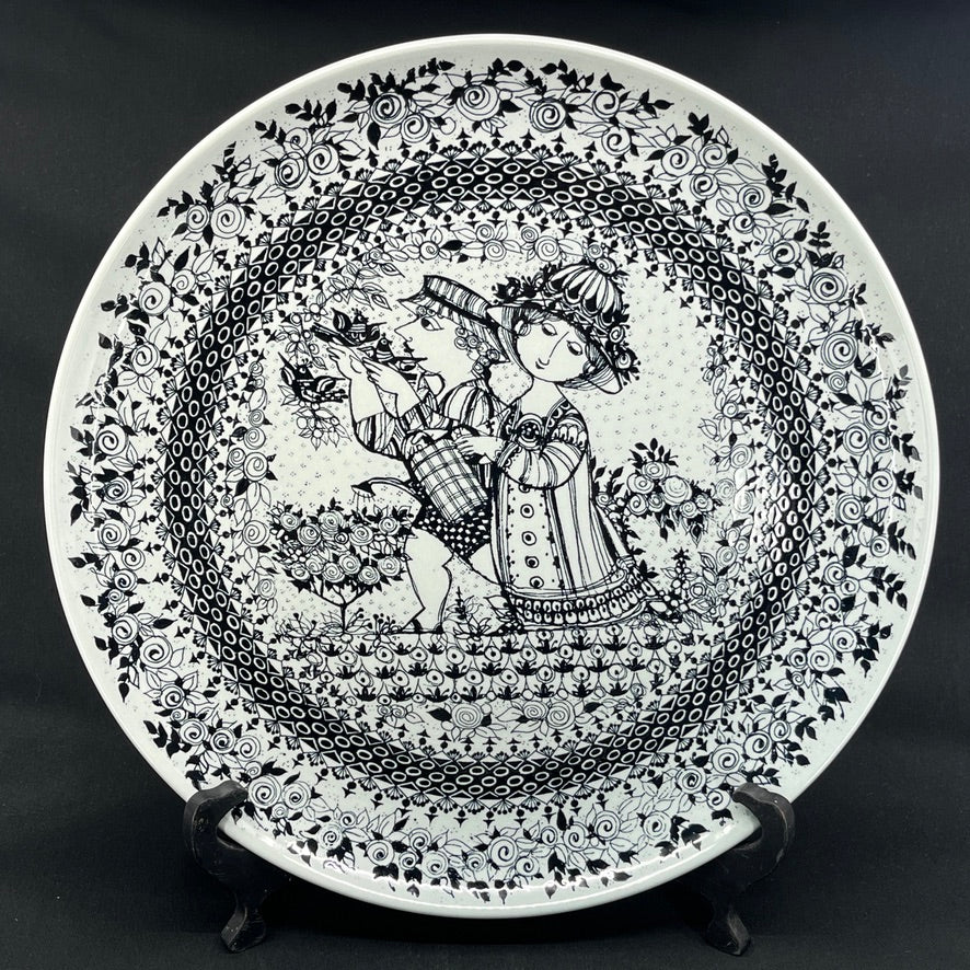 Extra large Wiinblad plate - Summer