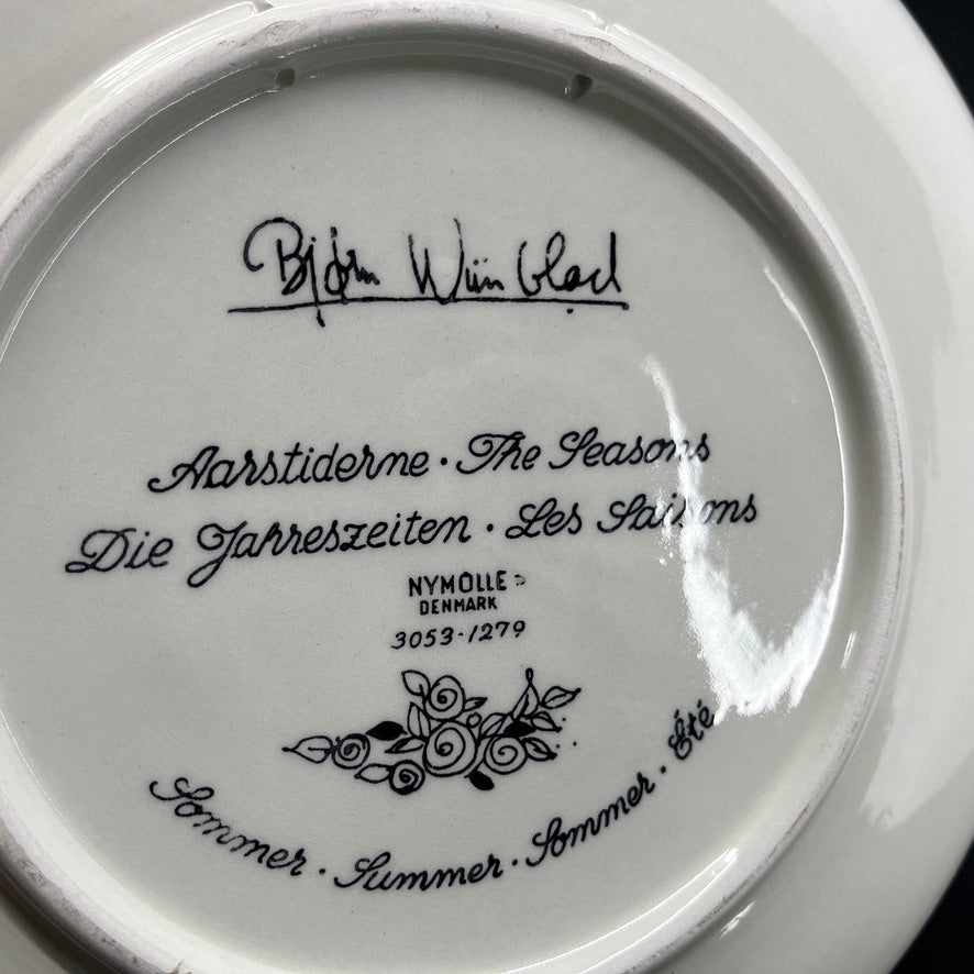 Wiinblad plate - Summer