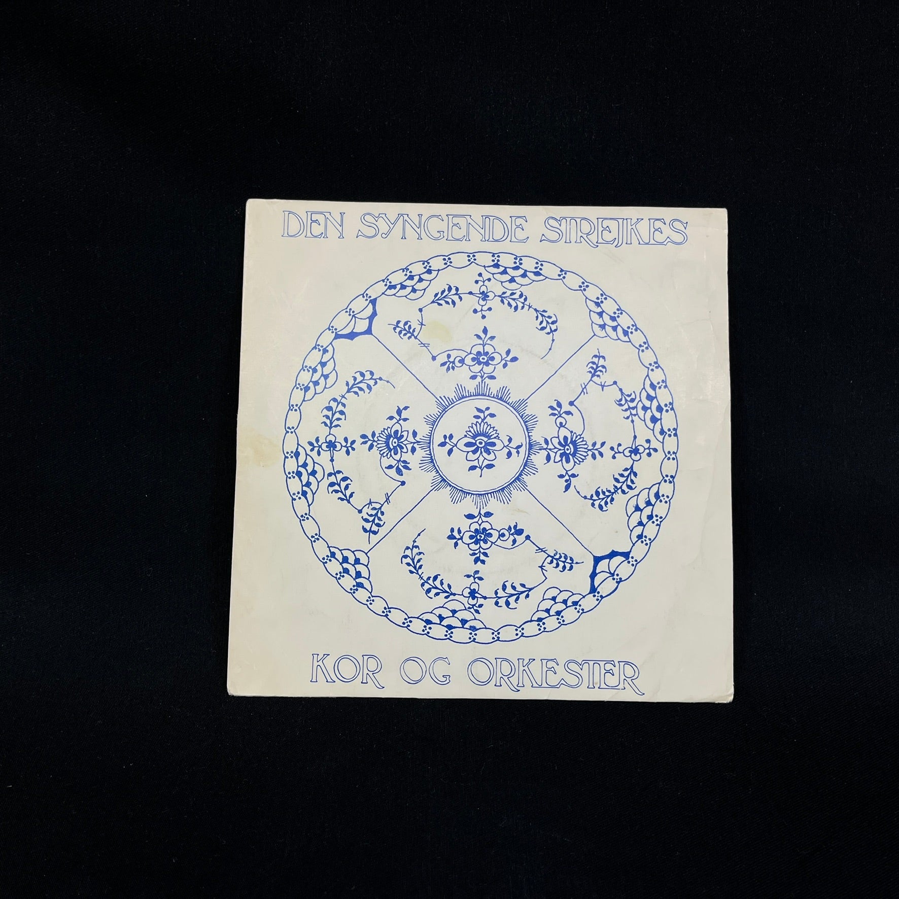Musselmalet Strejkeplade fra 1976