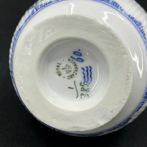 Rare Blue Fluted Plain creamer, 1/385