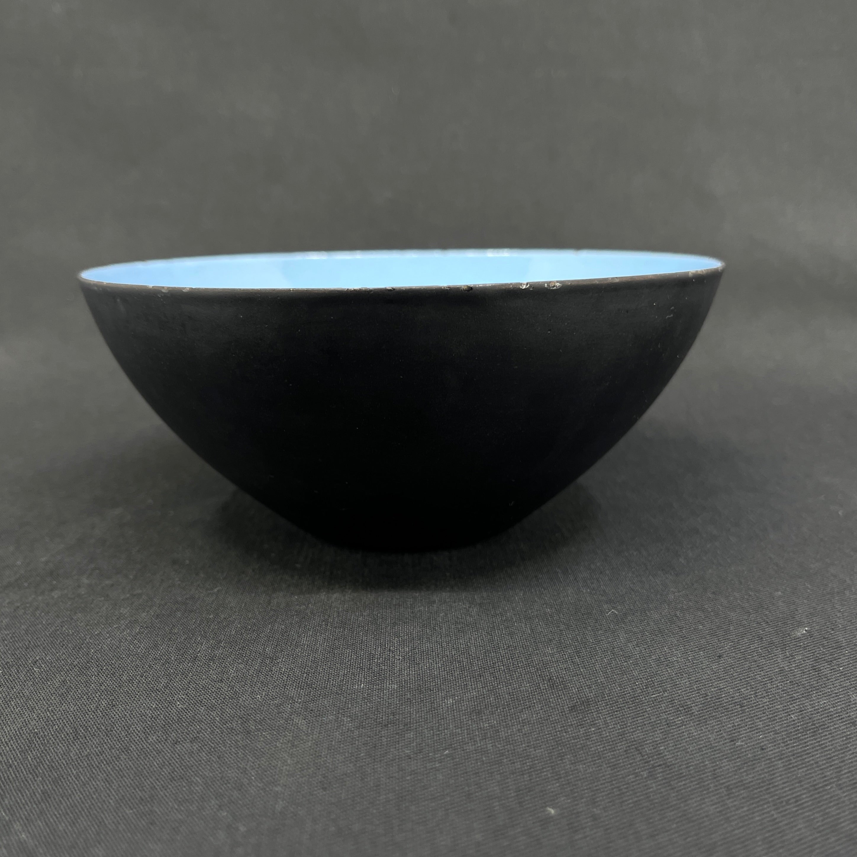 Light blue Krenit bowl from the 1950s, 25 cm.