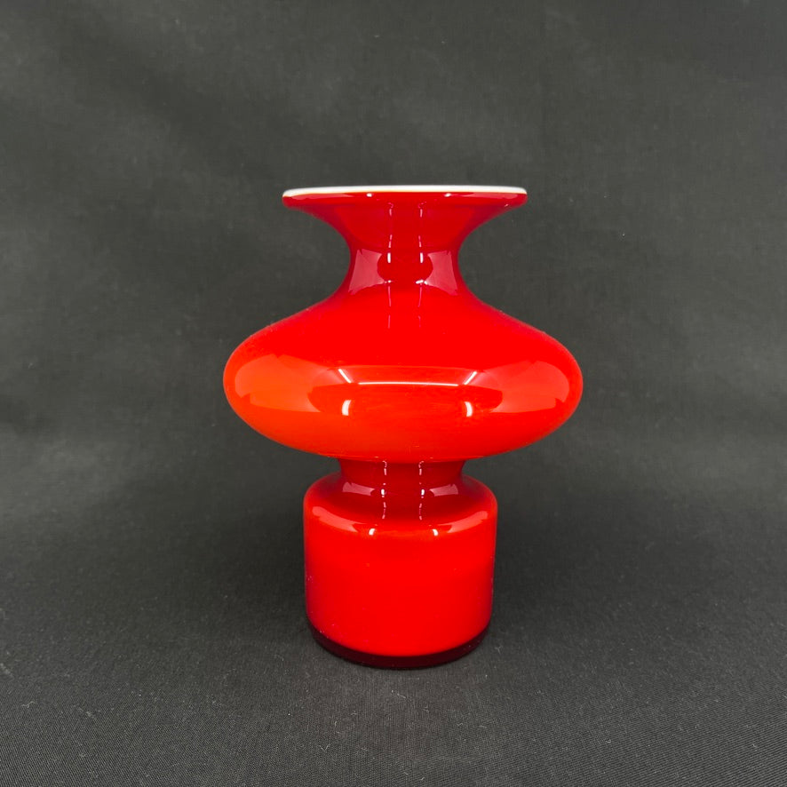 Rød Carnaby vase - orangerød