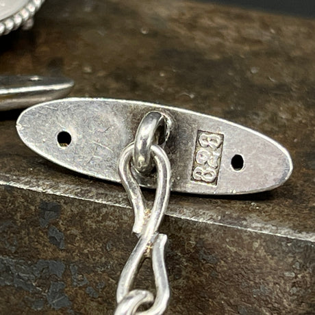 A pair of cufflinks from the 1920s - filigree
