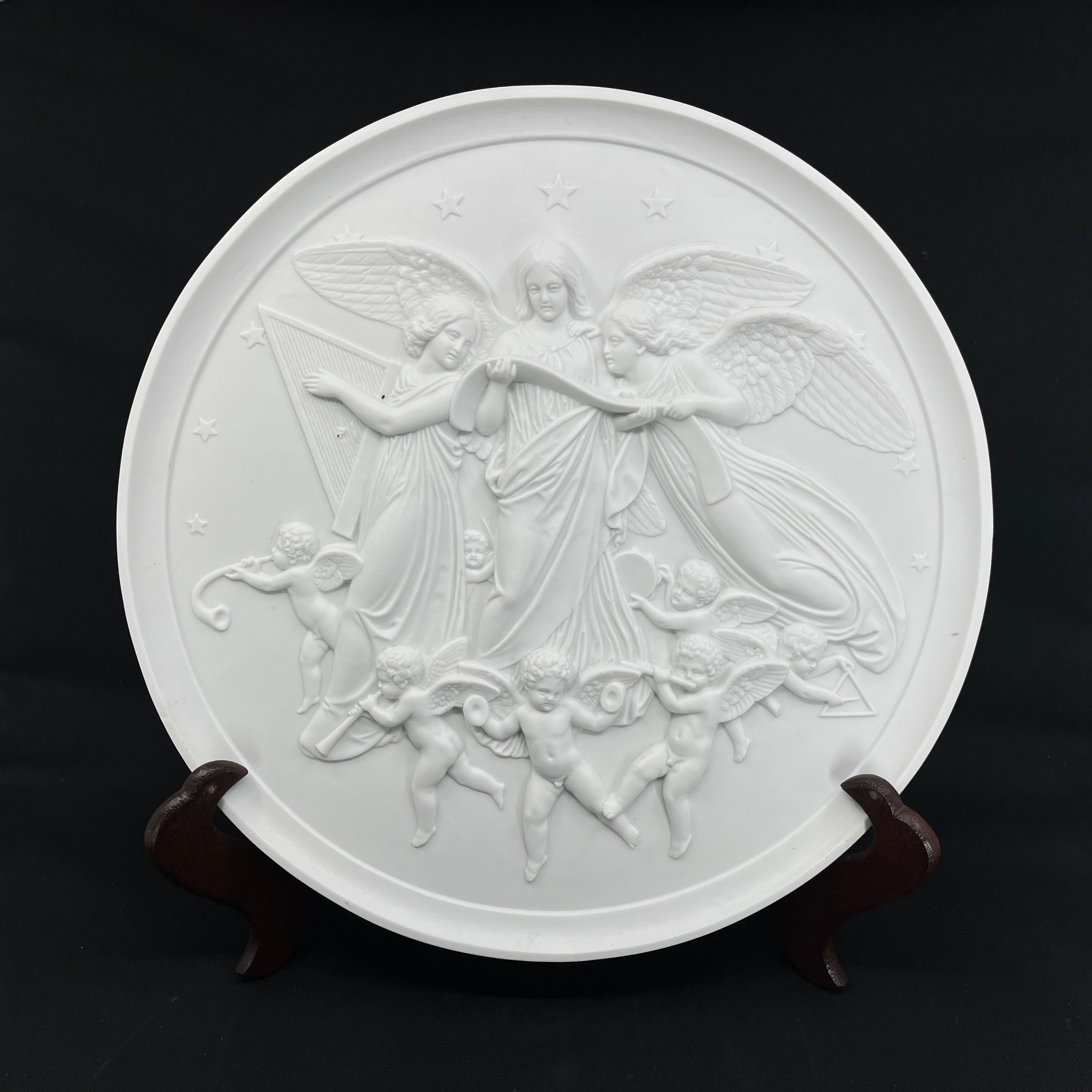 Juleglæde i Himlen af Bertel Thorvaldsen, 32,5 cm.