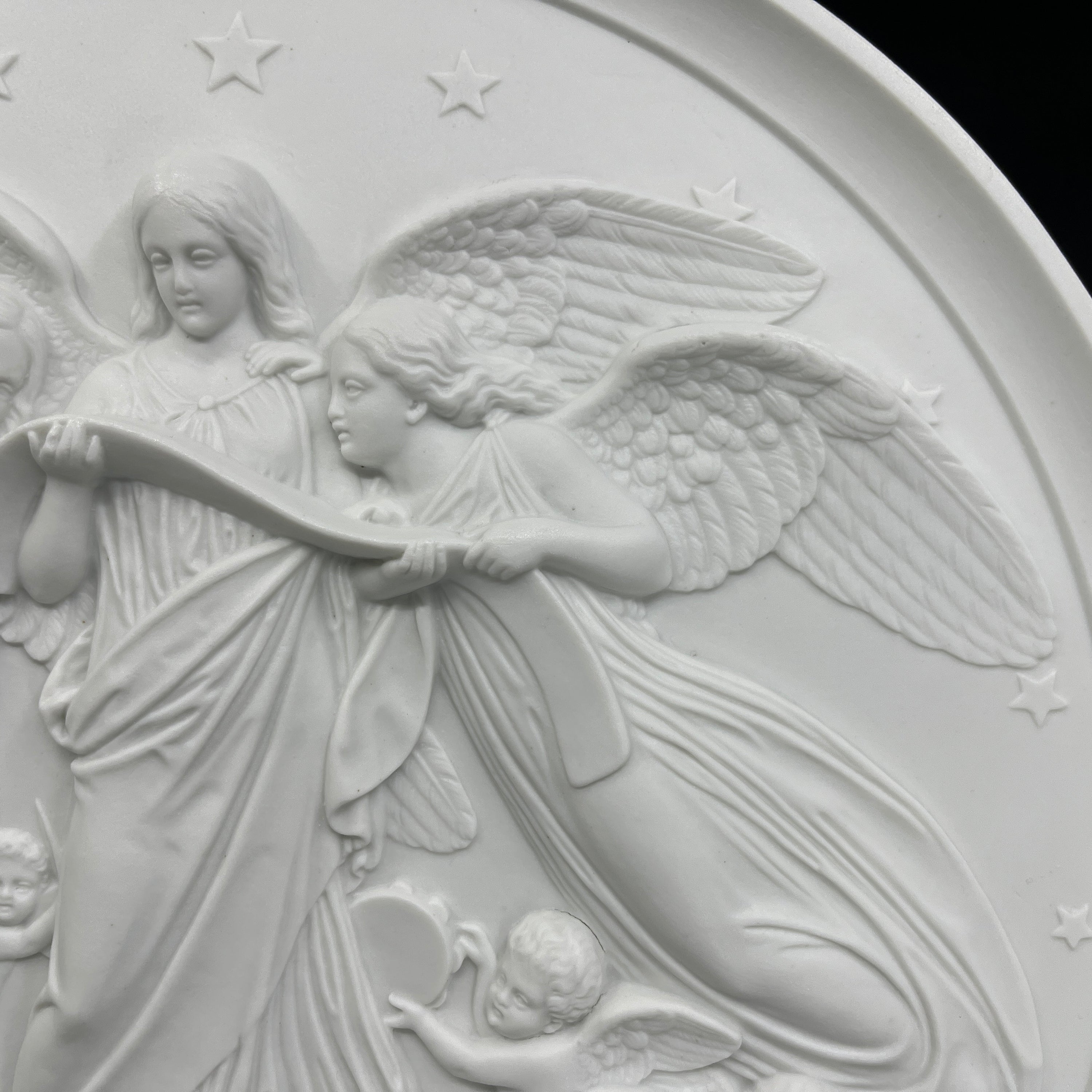 Juleglæde i Himlen af Bertel Thorvaldsen, 32,5 cm.