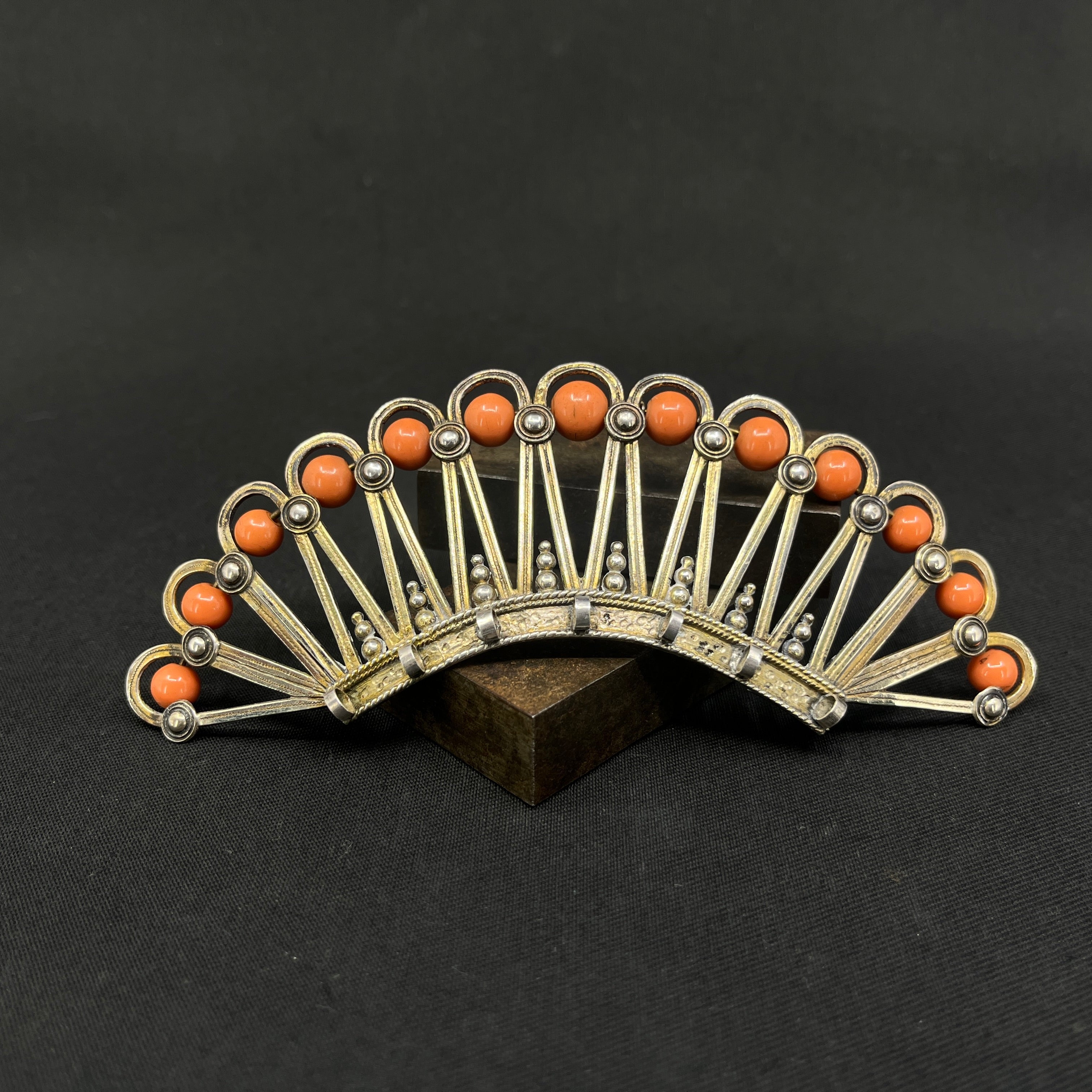 Swedish bridal crown - tiara in silver