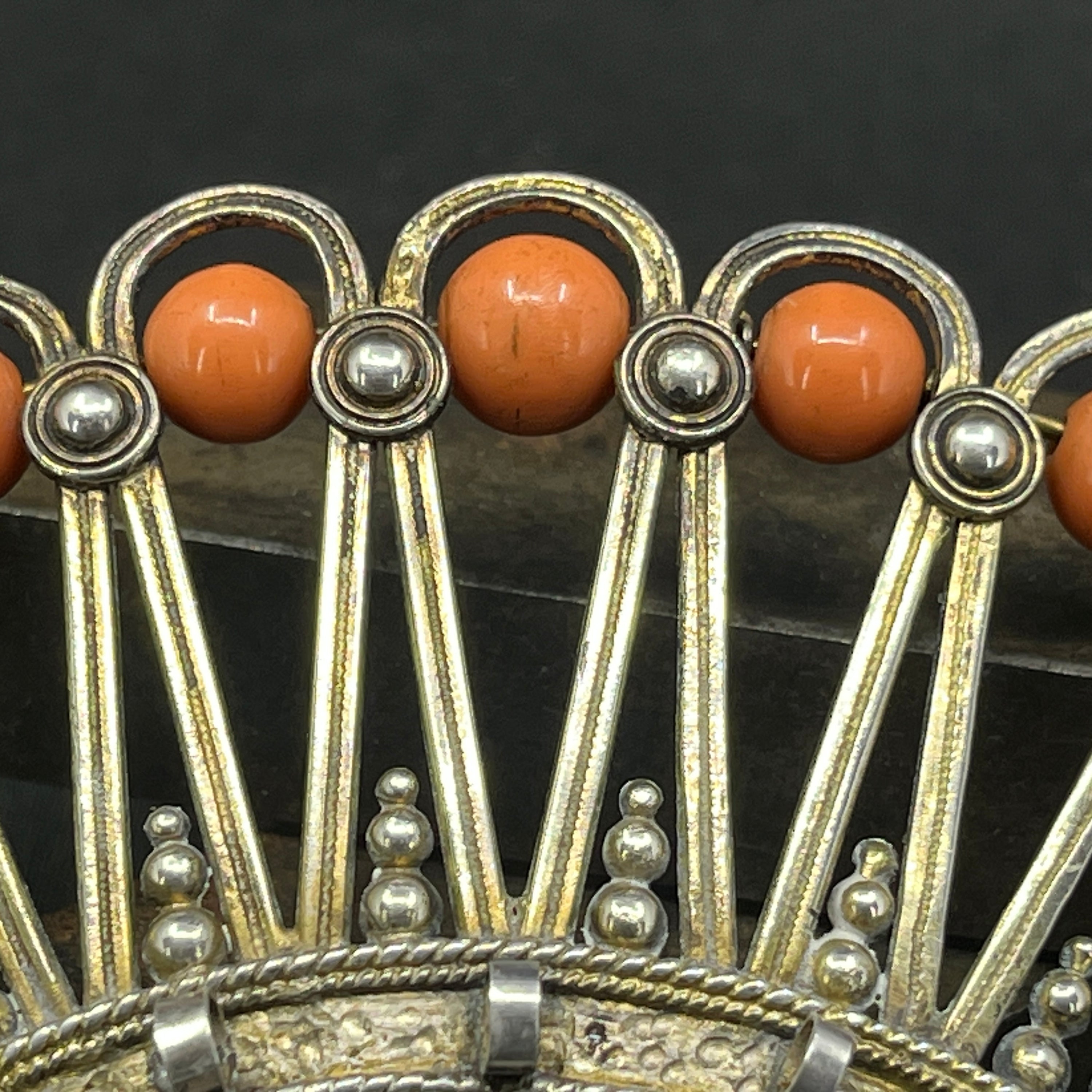 Svensk brudekrone - tiara i sølv