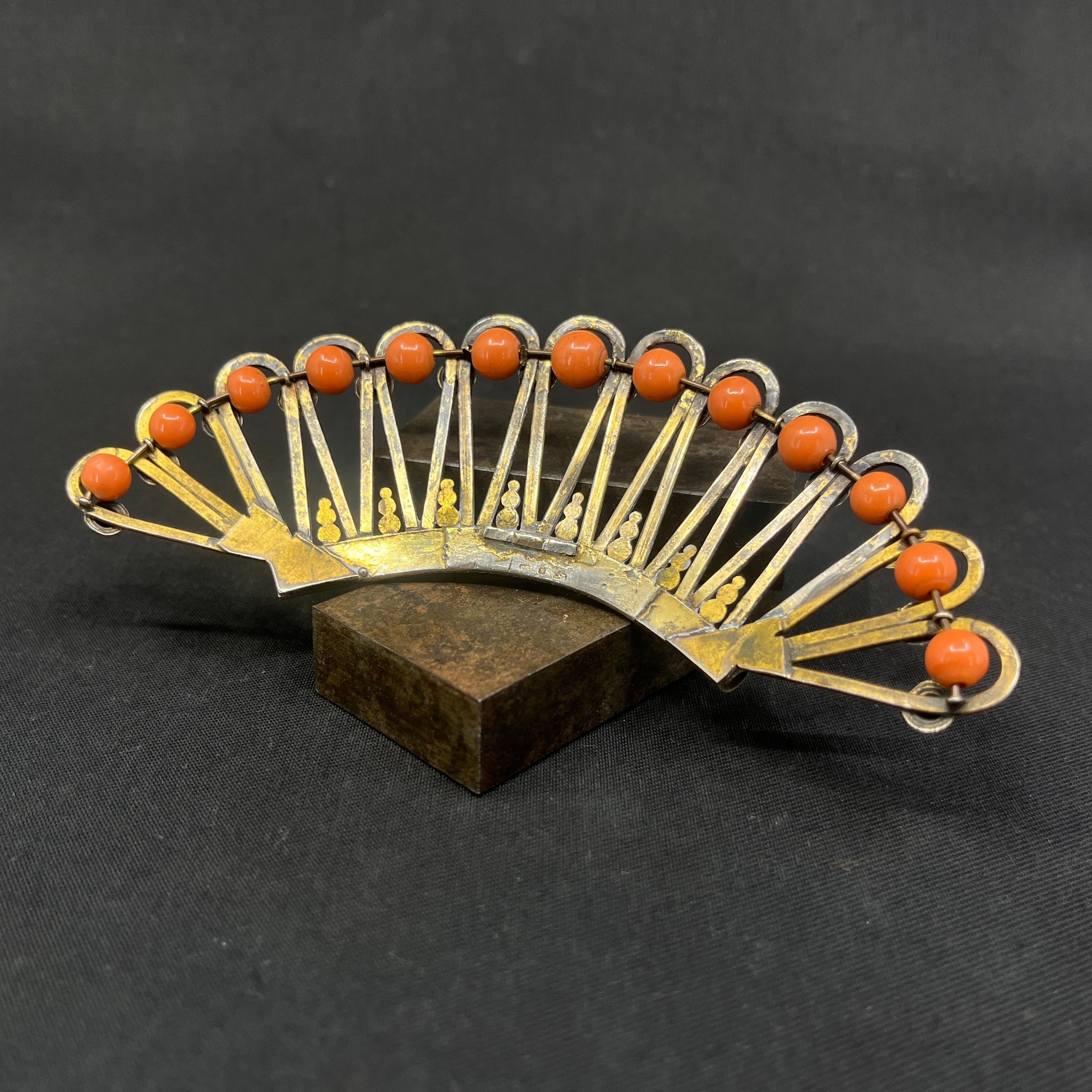 Svensk brudekrone - tiara i sølv