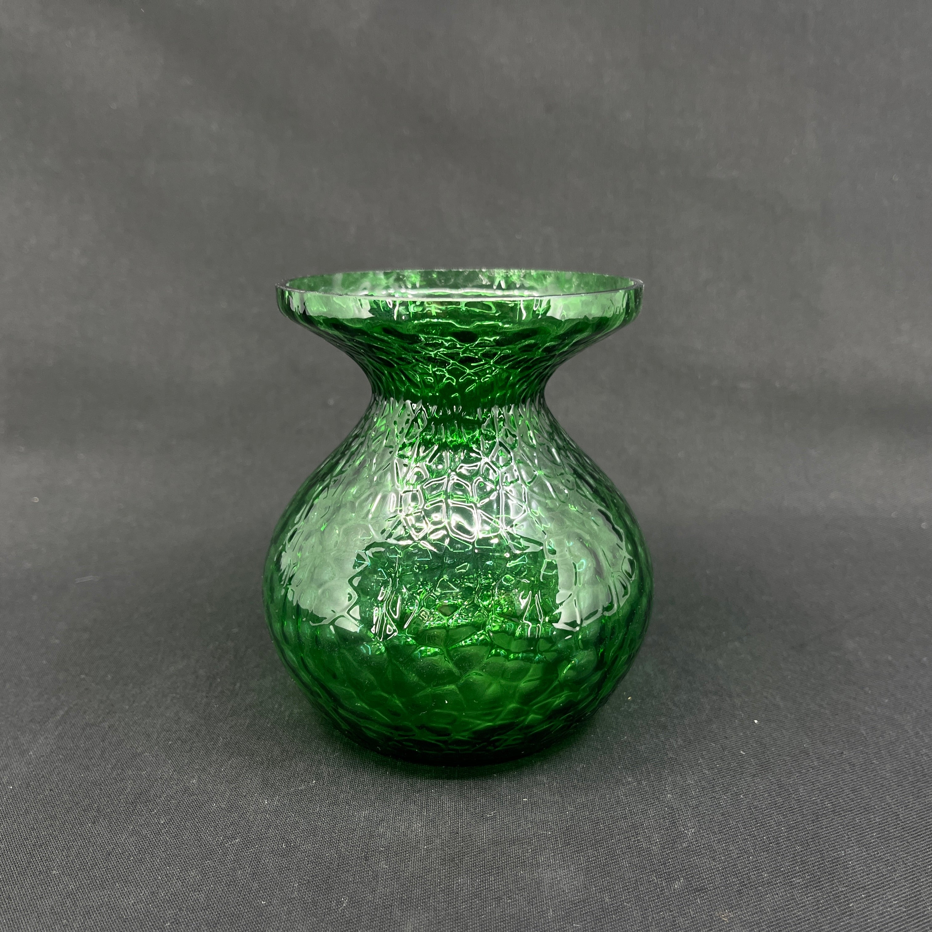 Grass green hyacinth glass from Fyens Glasværk