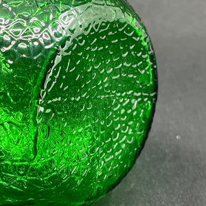 Grass green hyacinth glass from Fyens Glasværk