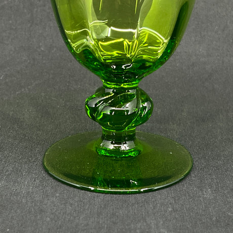 Green Ulfborg white wine glass