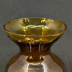 Ravfarvet hyacintglas fra Holmegaard Glasværk