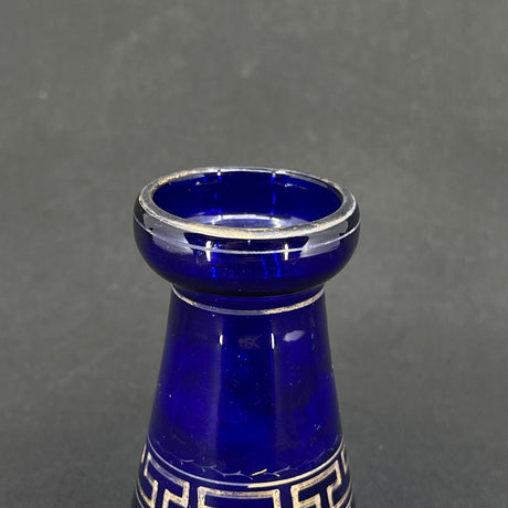 Rare tulip glass from Holmegaard with gold