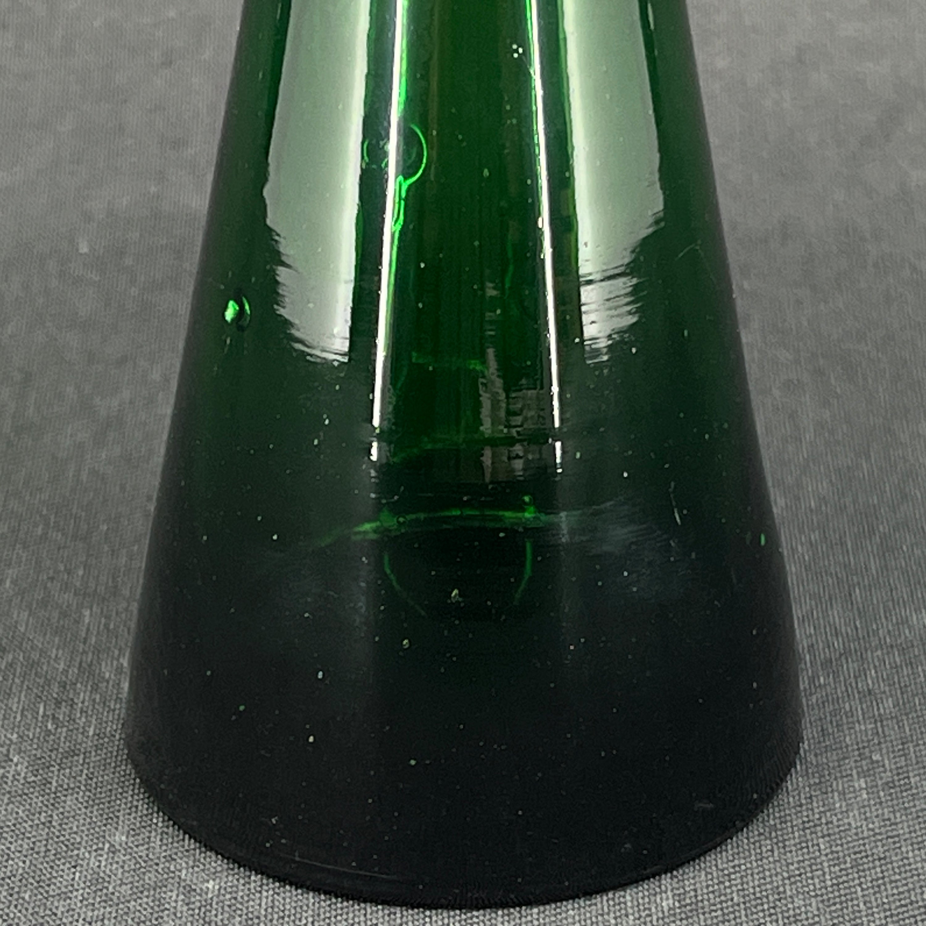 Grønt tulipanglas fra Holmegaard