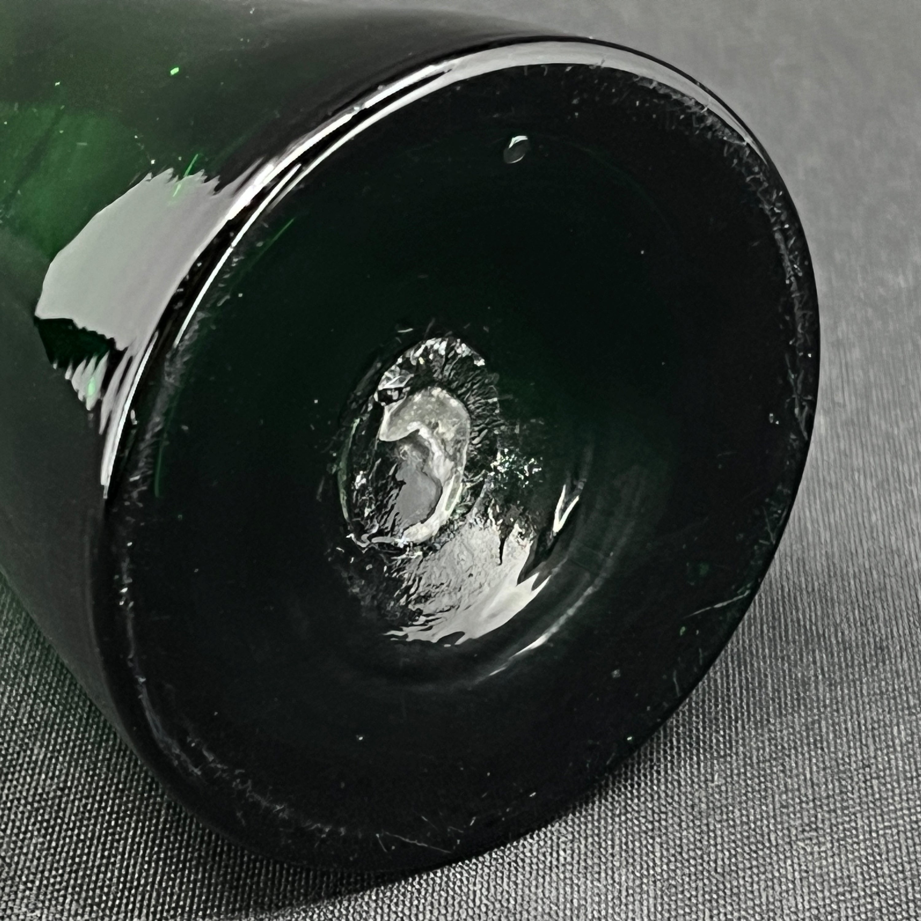 Grønt tulipanglas fra Holmegaard