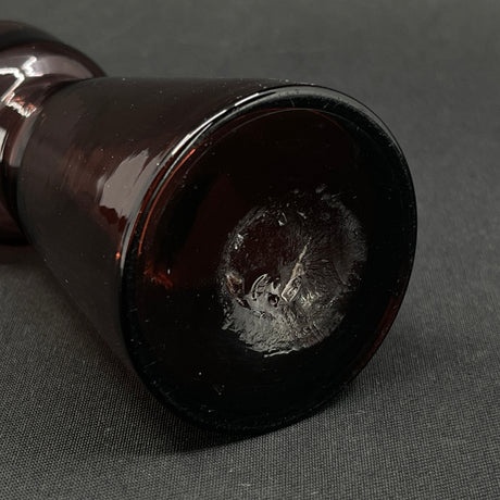 Manganese colored tulip glass from Holmegaard