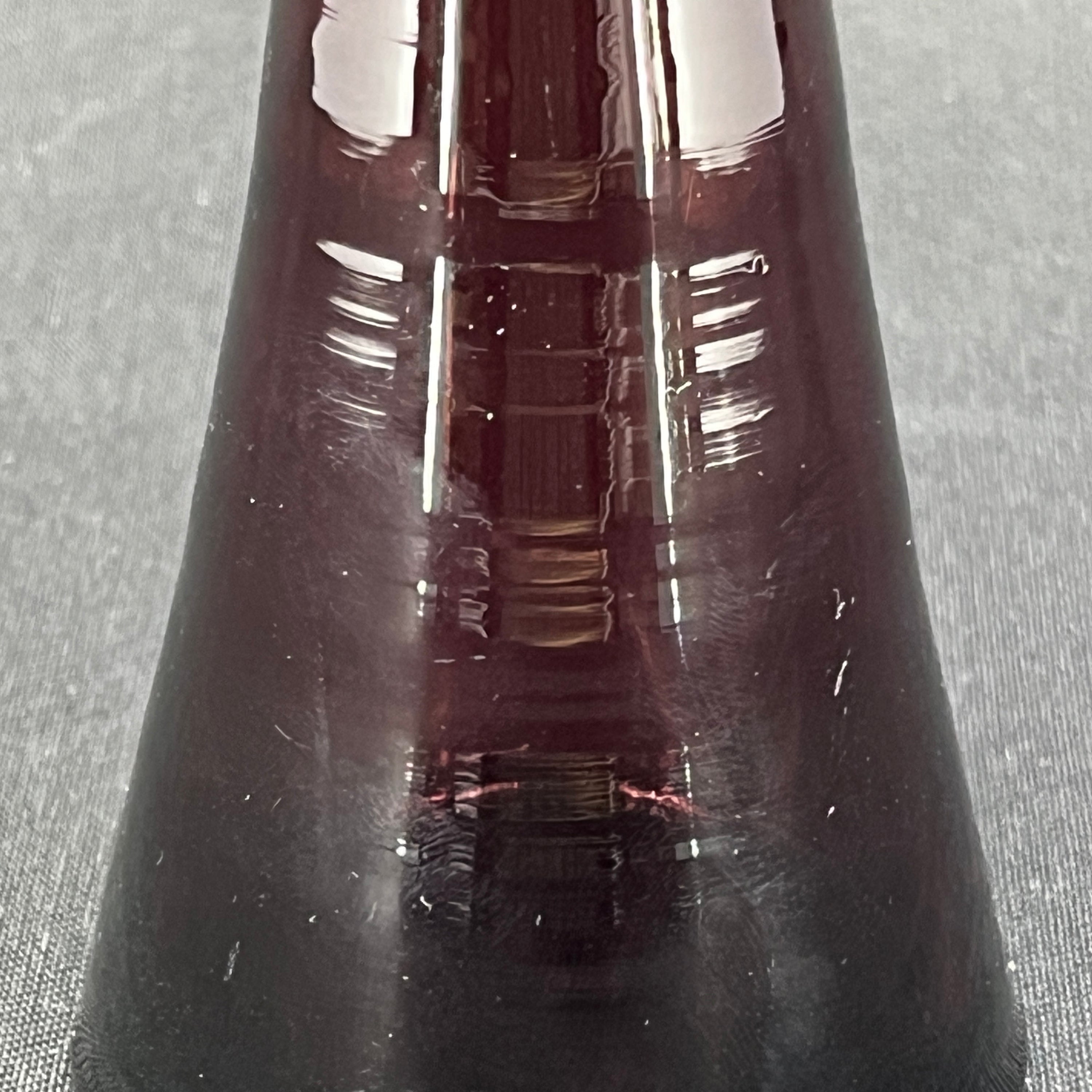 Manganese colored tulip glass from Holmegaard