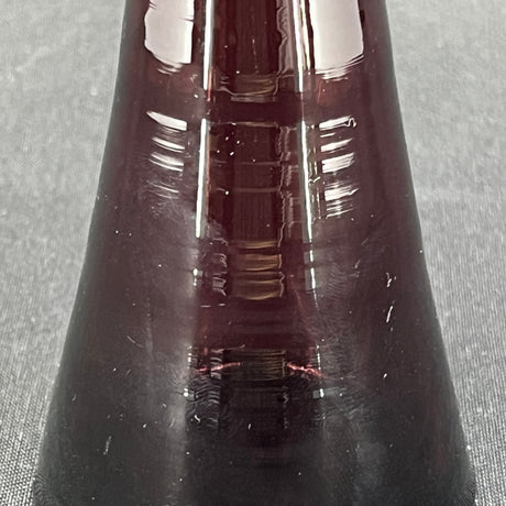 Manganese colored tulip glass from Holmegaard