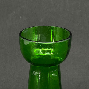 Green tulip glass from Holmegaard Glasværk