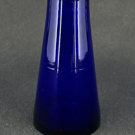 Blue tulip glass from Holmegaard Glasværk