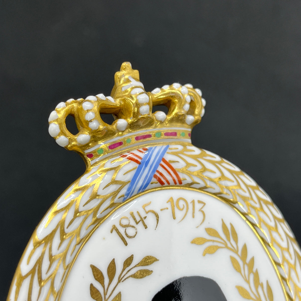 Royal Copenhagen silhouette platte - Georg 1. af Grækenland 1845-1913