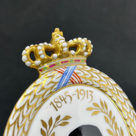 Royal Copenhagen silhouette platte - Georg 1. af Grækenland 1845-1913
