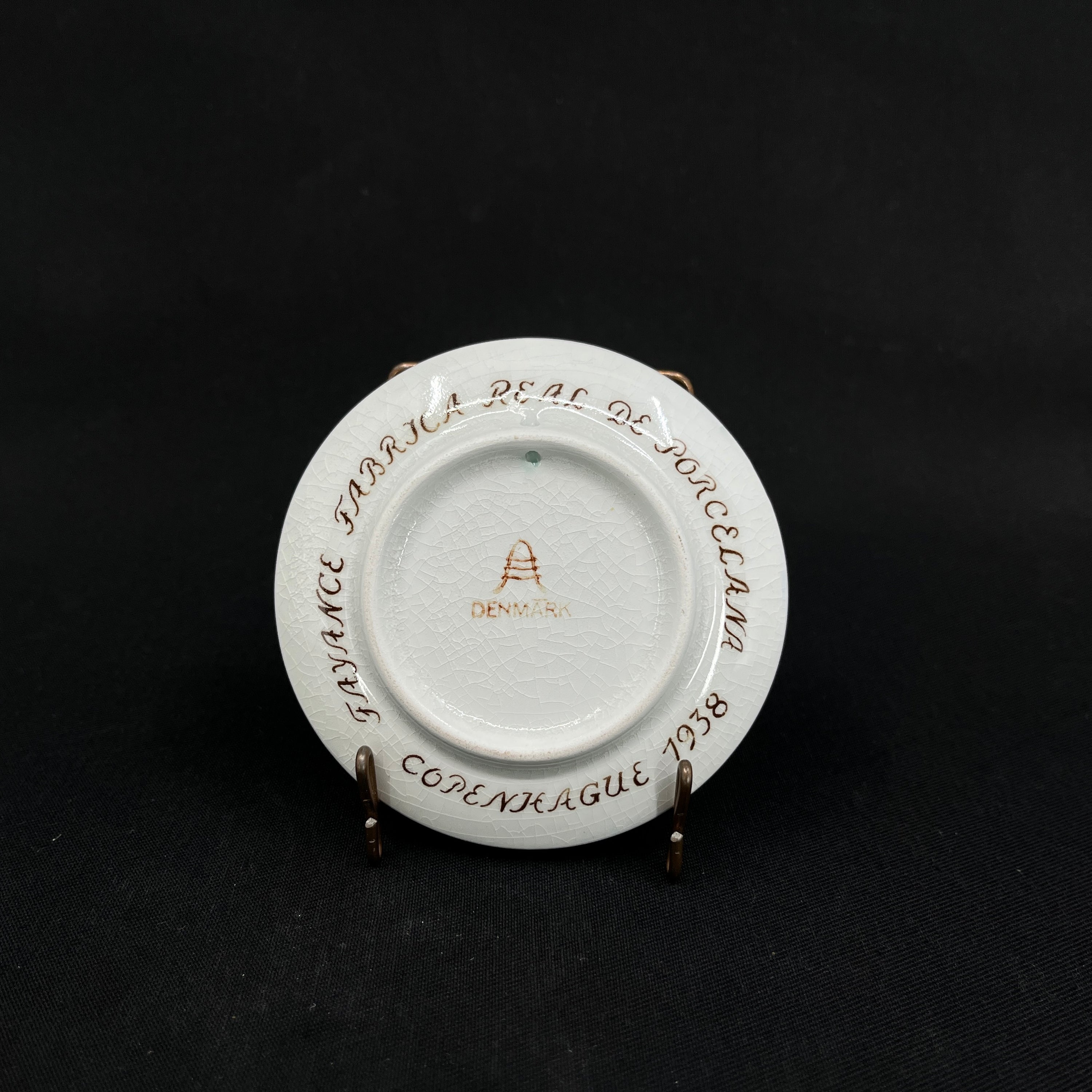 Et par sjældne Aluminia platter fra 1938