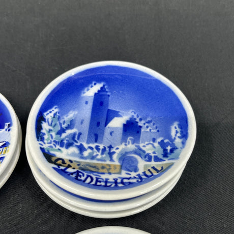 Små juleplatter fra Aluminia platter fra 1930'erne