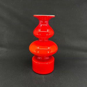 Rød Carnaby vase, 22,5 cm.