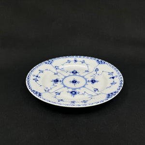 Stor Musselmalet Halvblonde kagetallerken, 19 cm. 1 sortering.