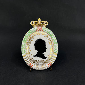 Royal Copenhagen silhouette platte - Dronning Louise 1817-1898