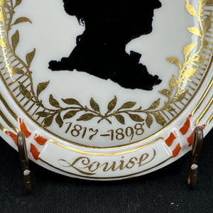 Royal Copenhagen silhouette platte - Dronning Louise 1817-1898