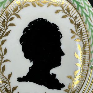 Royal Copenhagen silhouette platte - Dronning Louise 1817-1898