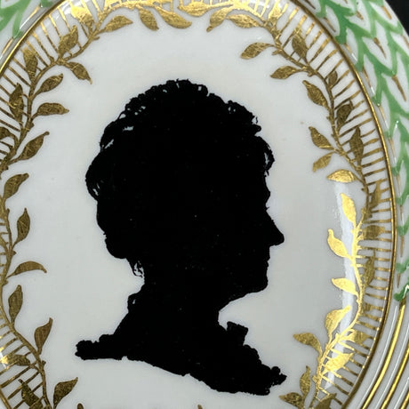 Royal Copenhagen silhouette platte - Dronning Louise 1817-1898