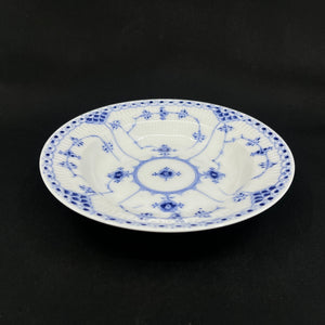 Blue Fluted Half Lace deep plate, 1/567