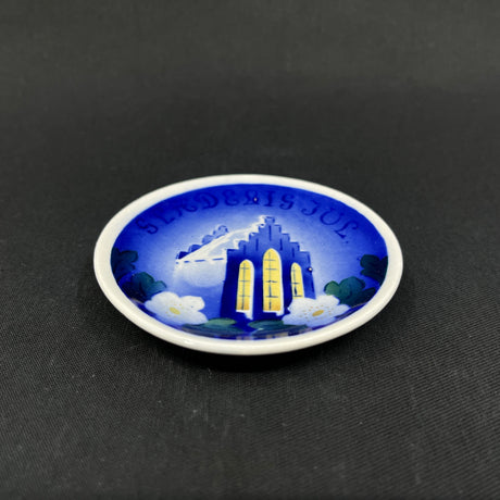 Små juleplatter fra Aluminia platter fra 1930'erne