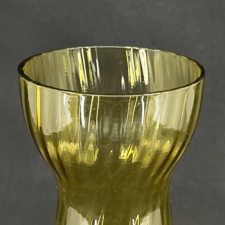 Citrin colored hyacinth glass from the 1950's