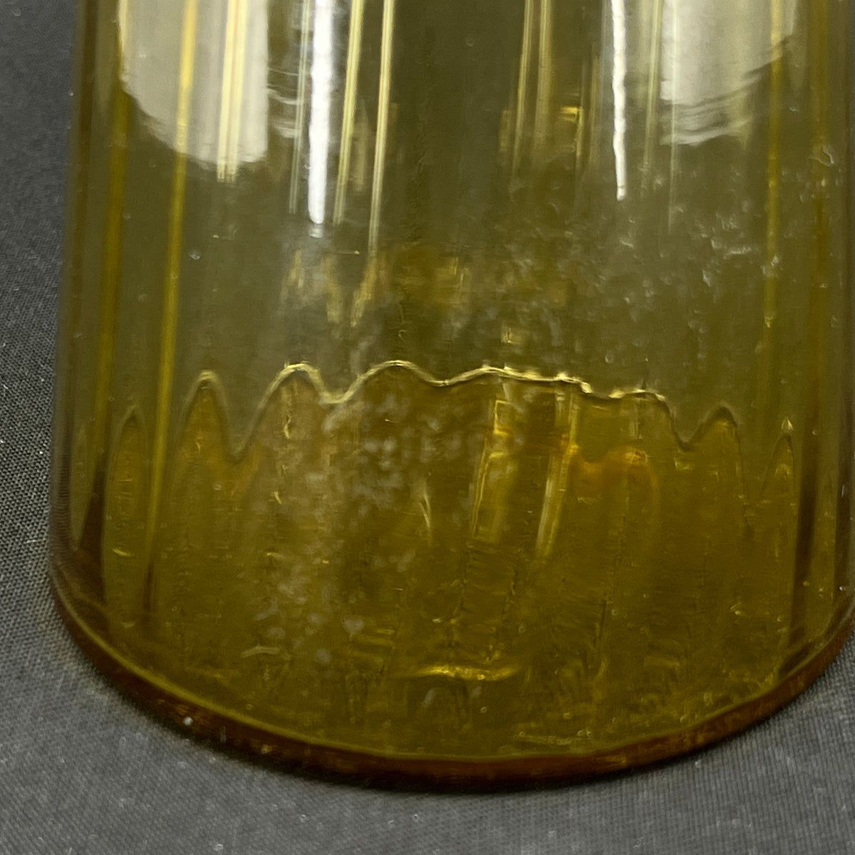 Citrin hyacintglas fra 1950'erne