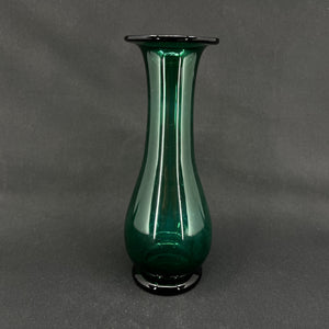Grønt hyacintglas fra Holmegaard - balusterformet