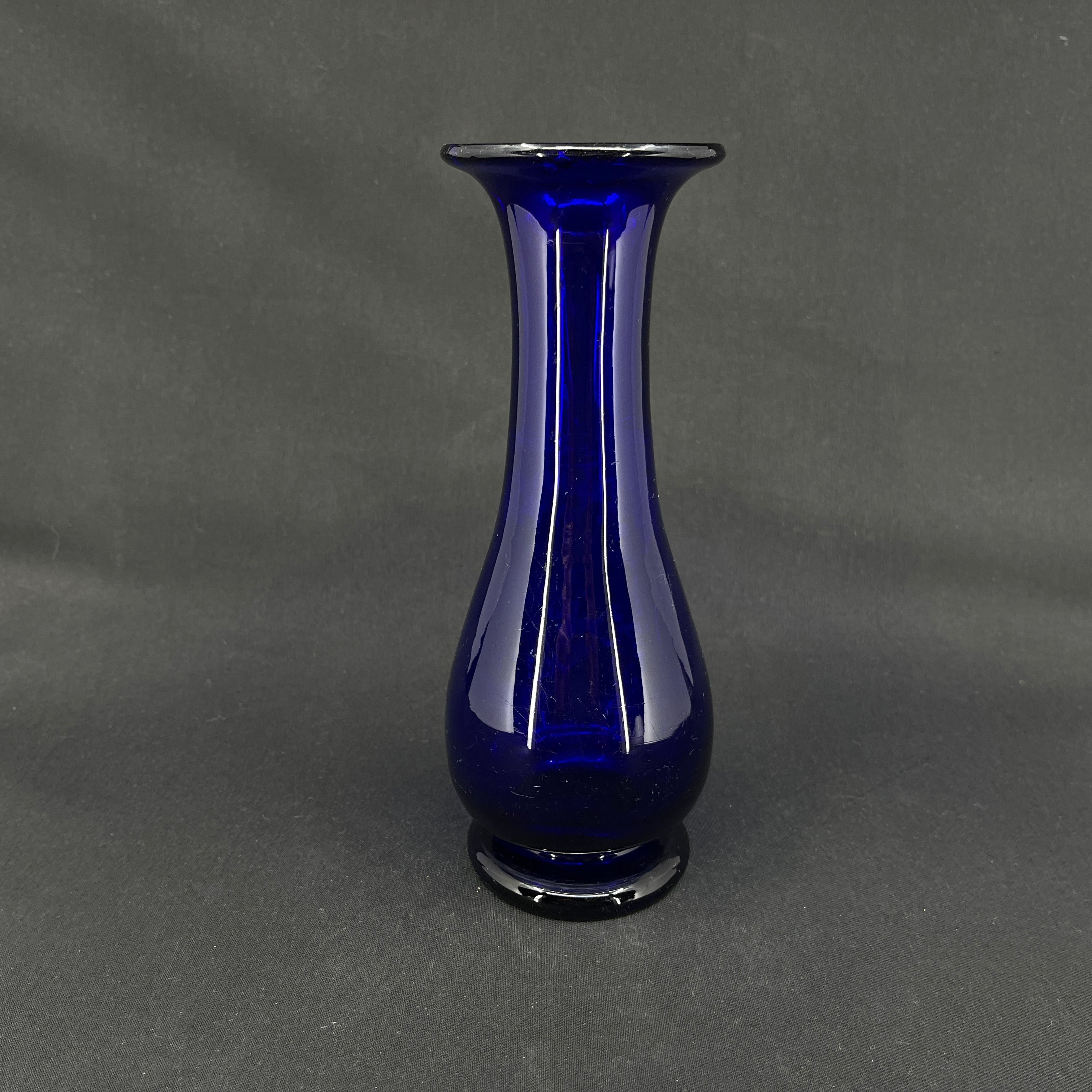 Green hyacinth glass from Holmegaard - baluster-shaped