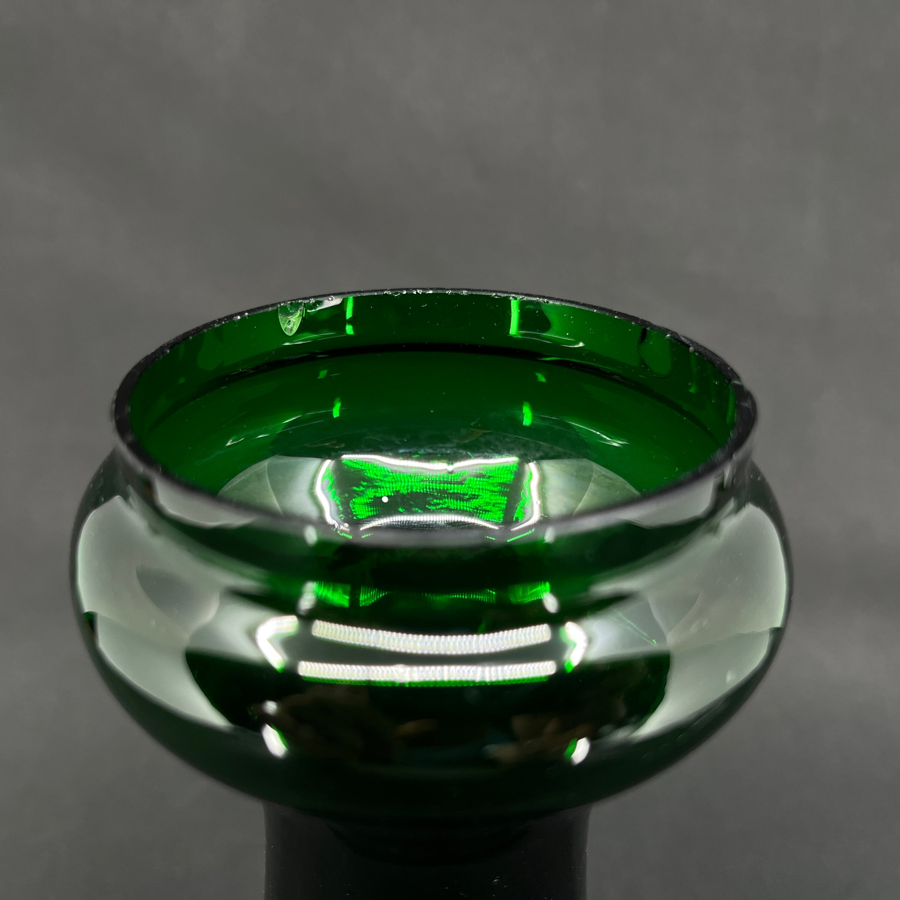 Rare green hyacinth glass from Kastrup Glasværk