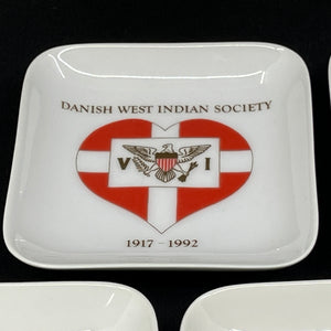 Samling platter fra Dansk Vestindisk Selskab