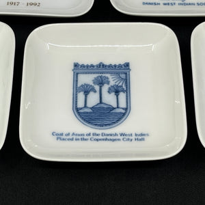Samling platter fra Dansk Vestindisk Selskab