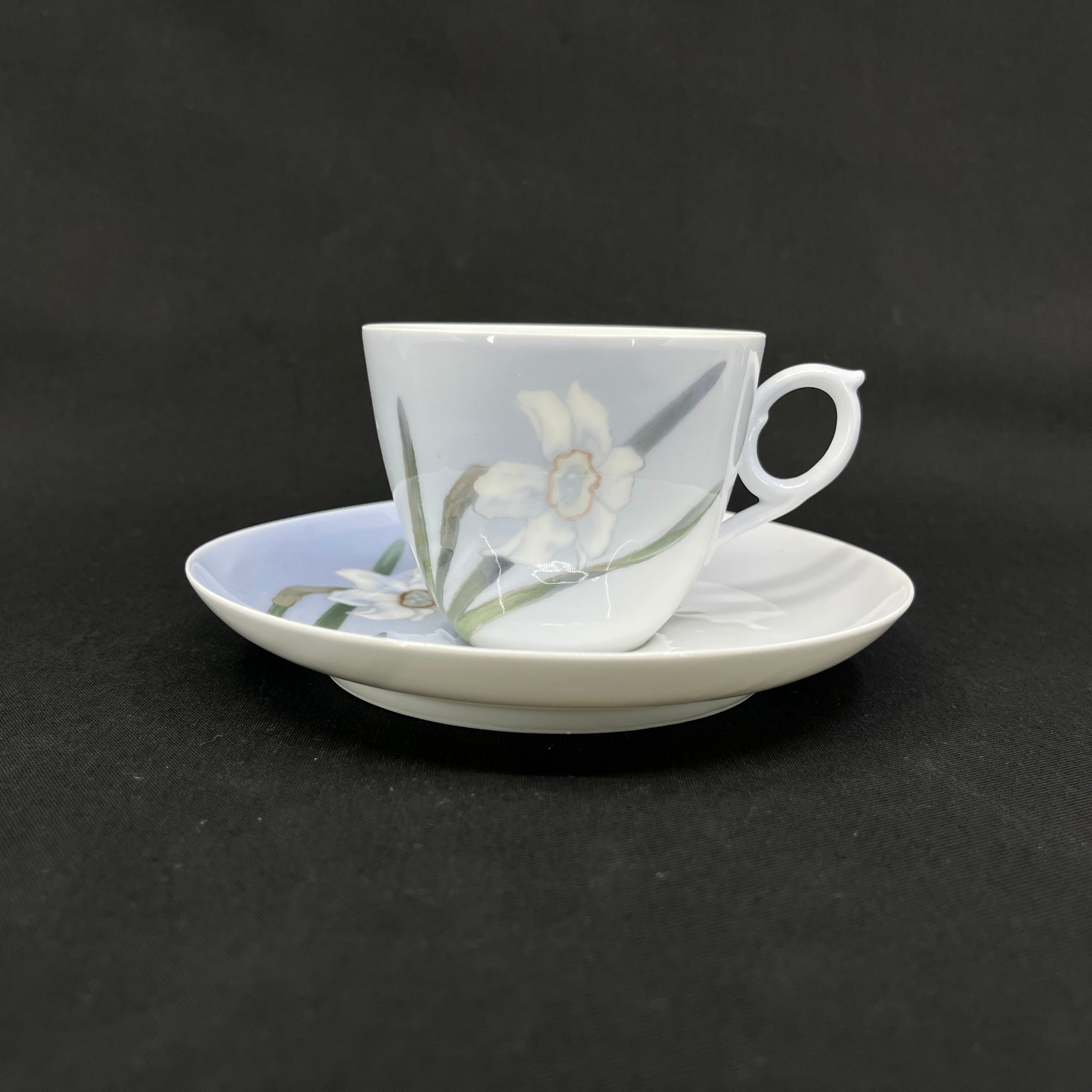 Art nouveau kaffekop fra Royal Copenhagen - Pinselilje