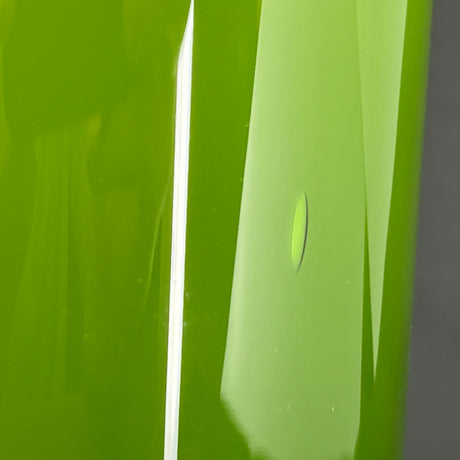 Green Rainbow vase from Holmegaard, 23 cm.
