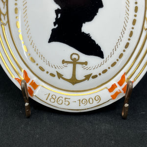 Royal Copenhagen silhouette platte - Prinsesse Marie 1865-1909