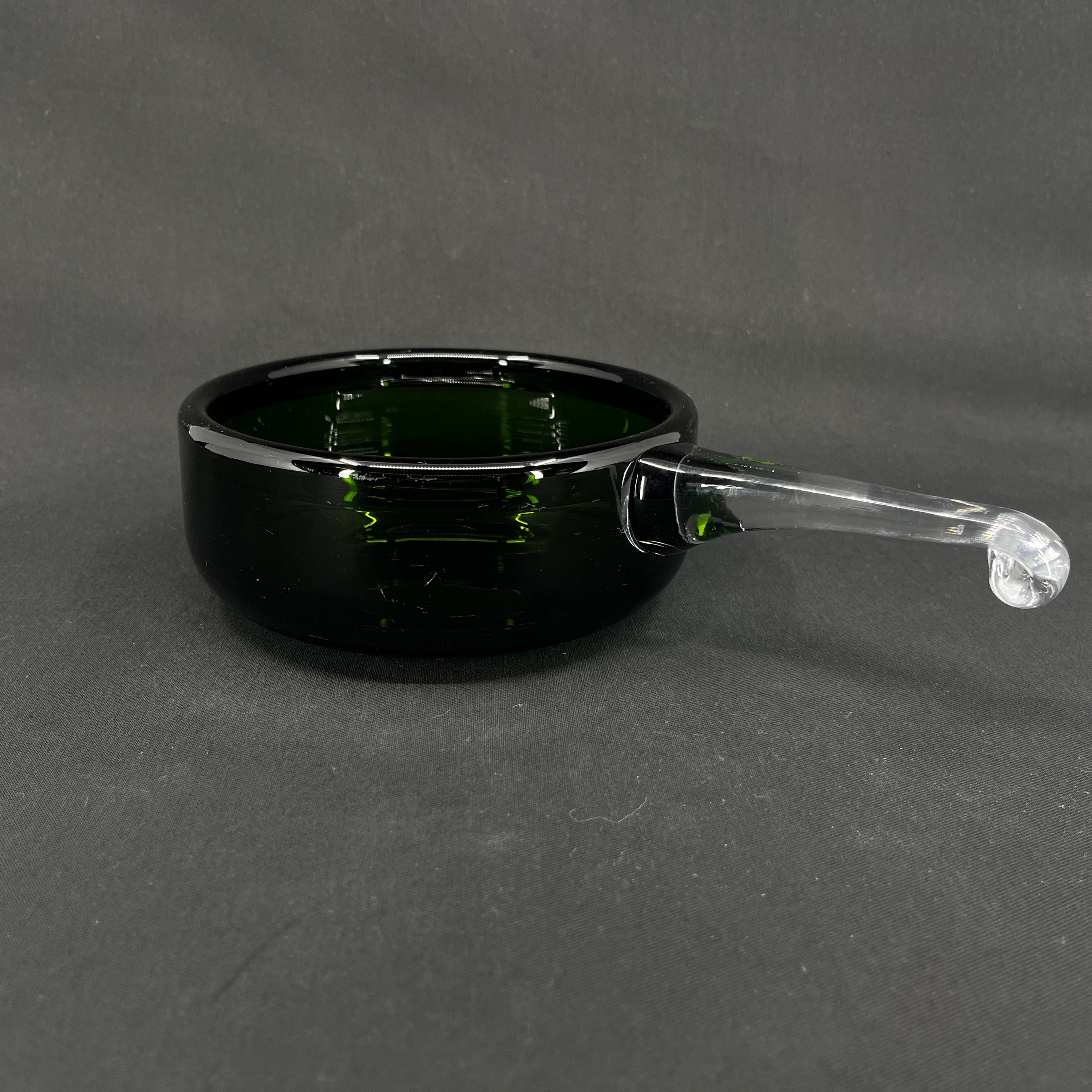 Transparent grøn Palet sildeskål, 15 cm.